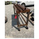 Heavy Duty Steel 22"x72" Table on Wheels