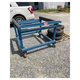 Heavy Duty Steel Table on Wheels