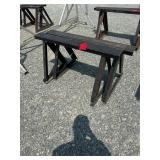 Pair of Heavy Duty Steel Saw Horses 24"x48"