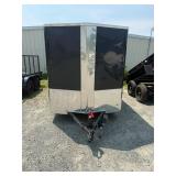 6x14CGRBN Black 3K Ramp Enclosed Cargo Trailer