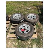 3 205/14 5 Lug Aluminum Wheel & Tire