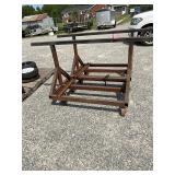 Pair of Heavy Duty Steel Saw Horses 42"x80"