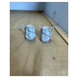 Pair of Antique Handled Nippon Salt and Peppers