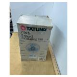 7inch 2 Speed Oscillating Fan