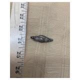 Sterling Silver Filigree Vintage Pin