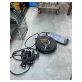 Garage Lot Tubing and Power Strip