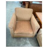 Lawson-Fenning Curved Back Swivel Chair MCM