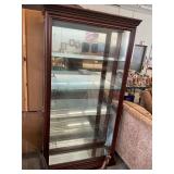 Glass Curio Display Cabinet