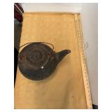 Antique Cast Iron Kettle