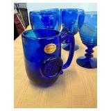 Cobalt Blue Glassware Williamsburg