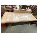 MCM Style Tile Top Table
