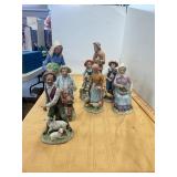 4 Pair of Couple Homco Collectibles