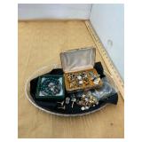 Vintage Jewelry Tray Lot