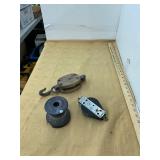 Vintage Nautical Blocks and Roller