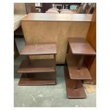 Pair of MCM Tiered End Tables