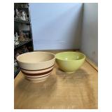 Arabia Finland Bowl and Watt Pottery Bowl