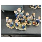 Collection of Homco Denim Days Collectibles