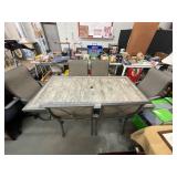 Quality Patio Table and 6 Chairs