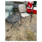 Patio Chair and End Table