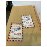 Air Mail Writing Kits WW2 Era