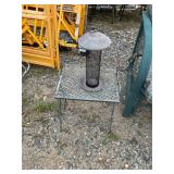Iron Table and Feeder
