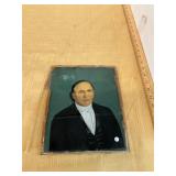 Antique Reverse Painted William Crawford Painting