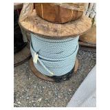 Huge Spool of 7/8" 3 Strand Blue Rope