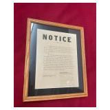1936 Virginia Oyster Tax Notice
