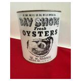 W H Harris Chester MD Gallon Oyster Can