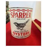 Sparrer VA 523 Seaford Va Gallon Oyster Can