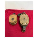 2 Antique Blocks