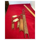 Antique Wooden Netting Needles