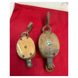 2 Antique Blocks