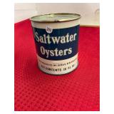 Saltwater Oysters Bivalve NJ Pint Oyster Can