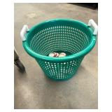 Vintage Oyster Basket and Lids