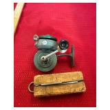 Vintage Luxor Fishing Reel and Teja Rosa Knife