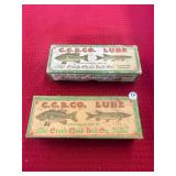 2 Vintage Creek Chub Bait Co Lures in Boxes
