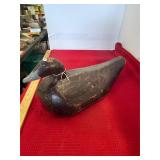 Antique Hand Chopped Decoy