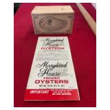 Maryland House Flat Can and Fried Oyster Box