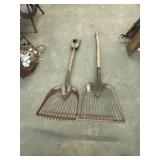 2 Antique Oyster Shovels from Mathews Va