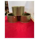 3 RCV Morattico Va 107 Half Gallon Oyster Cans