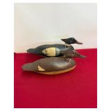 Pr Eugene Hendrickson Red Breasted Merganser Decoy
