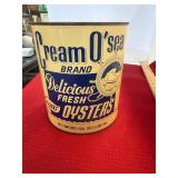 Cream O Sea MD 277 Lansing Mich Gal Oyster Can