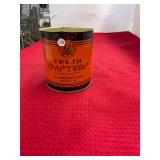 T A Treakle Palmer VA Pint Oyster Can