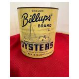 HK Billups VA 464 Mathews Gallon Oyster Can