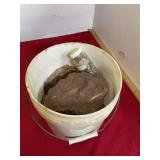 Bucket of Fossils, Rocks, Stones
