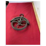 Antique Cast Iron Wheel Pully