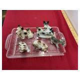 Lot of 5 Dog Figurines