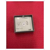 10KT Simulated Diamond Earrings