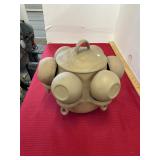 Vintage Pot with Servers